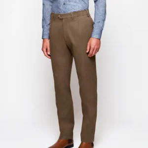 Pantalón Chino Tostado de Algodón